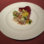 Re Wharf - ダイスカットのサラダ｡紛れ込ませた「さつまいも」の〝原石〟を掘り当てろ！