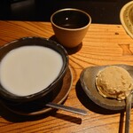 焼肉なかむら - 杏仁豆腐と讃岐和三盆のジェラート