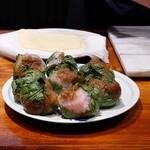 馳走西健一 - パイ包み焼きの準備