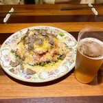 創作料理Ryota  - ・黒毛和牛イチボのカルパッチョ〜香草と黒トリュフ、熟成チーズの贅沢仕立て〜