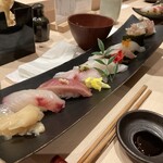 喰い切り鮨 のぶ - にぎり鮨￥900