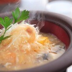 フカヒレフープかけ炒め飯 