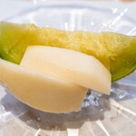 美味いもん屋 わ多なべ - 2024.12 静岡産メロンと福島伊達産ゼネラルレクラーク（洋梨）