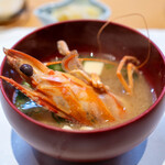 美味いもん屋 わ多なべ - 2024.12 車海老のお味噌汁