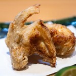 美味いもん屋 わ多なべ - 2024.12 トラフグ唐揚げ（頭と身）