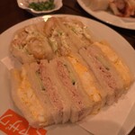 ミックスサンド、エビカツサンド