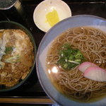 阪急そば - 天たま丼定食（580円）