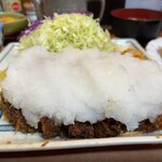 藤乃木 - 【1日目】上ロース2000円にふぶき+100円変更。わずか100円でこの大量のおろし。肉は柔らかく極上。