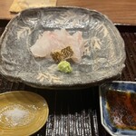 鎌倉 北じま - クエ　皮は炙ってあります