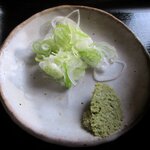 そば哲 - そば哲 「いなかそばの薬味」
