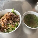 Quán Hủ Tiếu Thịt Bằm - Mì khô(cọng nhỏ, không đường ),súp