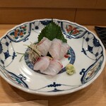 鮨なか - 鯛のお造り