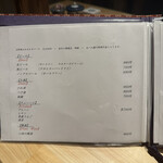 壱面 - メニュー