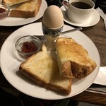 ライトショウカイ - トースト、コーヒー、茹で卵