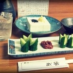 酒房 武蔵 - もろきゅう　250円（税抜き）