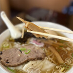 煮干らー麺 カネショウ - メンマアップ