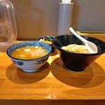 麺家 たけ田 - 親蟹白湯つけ麺と蟹ごはん