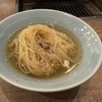 焼肉 肉どうし - 締めの冷麺　シンプルで美味しかった。