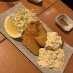 おおはま - 白身魚（なっだっけな）にタルタルたっぷり