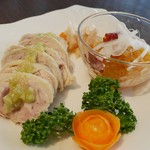 貴陽 - クラゲと蒸し鶏の盛り合わせ