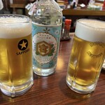 丸千葉 - サッポロ黒ラベル生と、キンミヤキープボトル♪