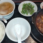 中国料理 天龍 - 麻婆豆腐セット