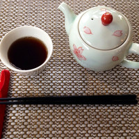 食楽懐石 風土庵 - 温かい麦茶でこんにちは♪