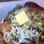長崎ちゃんぽん・皿うどん 球磨 - ねぎの上にバター