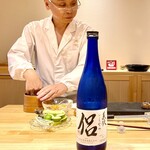 鮓樹 - 古賀さんは一見強面ですが実はとても柔和で話しやすい人です