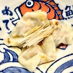 かつぎや - 水餃子です　こちらは肉々しい味わいが特徴です
