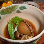 匠庵 - 鮑の炊き合わせ