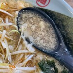 ラーショマルミャー - ネギラーメンしょうゆのスープアップ