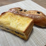 パン工場 - 料理写真:小倉フレンチ＆レーズンボルガ