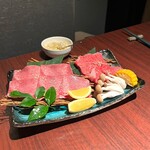 焼肉きたじま - ブリスケはコウネの横の部位(肩バラの一部)で、コウネよら柔らかい食感です(o^^o)