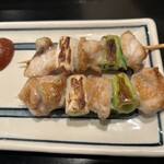 焼鳥 日高 - ネギマ　塩