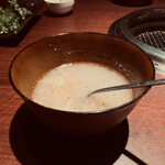焼肉きたじま - テールスープをハーフにして頂きました(o^^o)