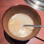 焼肉きたじま - テールスープです(o^^o)