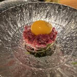 焼肉 龍王館 - 馬肉ユッケ