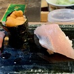 すし富 - 青物。