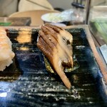 すし富 - アナゴ先輩。