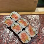 うまい鮨勘 - 久しぶりごめんなさいのトロたく