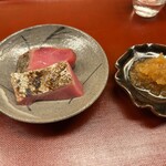 にしむら - 長崎の戻りカツオ　玉ねぎソース