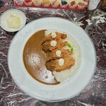 かつ&カリー - 牡蠣フライカレー（牡蠣4個）