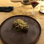 forare - 白菜の生、焼き、煮付けに豚肉