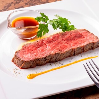 知多牛のローストビーフ◆肉料理をメインに地元の厳選食材を使用