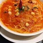 はらっぱ - 小柱と蛸の辛口トマトソース