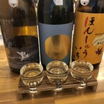 立呑 福 - 秋酒飲み比べ
