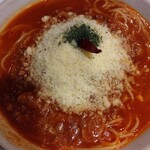 はらっぱ - 赤唐トマトソースのボロネーゼ