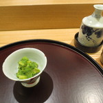 日本料理 太月 -  ぬる燗で頂きました。