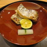日本料理 太月 -  焼物は千葉・竹田の太刀魚です。